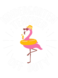 kindergarten teacher off duty summer sunglasses flamingo png t-shirt