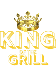 king of the grill funny bbq barbeque grill smoke id smoke png t-shirt