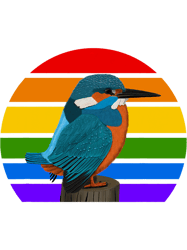 kingfisher rainbow bird birdwatcher songbird diversity 21 png t-shirt