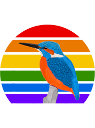 kingfisher rainbow bird birdwatcher songbird diversity png t-shirt