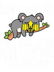 koala pest control technician koalafied animal control png t-shirt