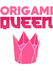 origami queen japanese origami women png t-shirt