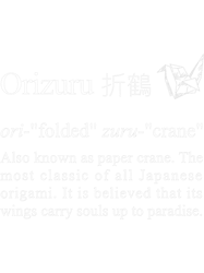 orizuru definition 2origami lover png t-shirt