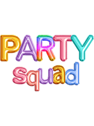 party squad retro lets glow grazy women png t-shirt