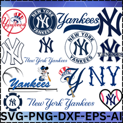 new york yankees, new york yankees svg, mlb svg, baseball svg file