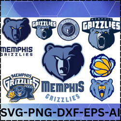 digital download, memphis grizzlies svg, memphis grizzlies logo, memphis grizzlies clipart, memphis grizzlies cricut