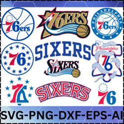sixers bundle, basketball team svg, sixers svg, clipart png vinyl cut file, cricut, silhouette file