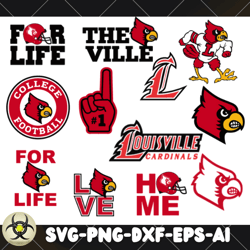 the ville bundles, the ville svg, ncaa football svg, ncaa team, svg, png, dxf, eps, instant download