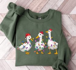 silly goose christmas sweatshirt, silly goose university christmas shirt, christmas goose shirt, christmas lights silly
