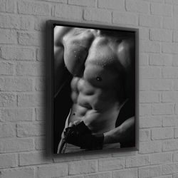 erotic art canvas, bedroom wall decor, erotic man canvas, sensual artwork, sensual photo art canvas, nude canvas art, ma