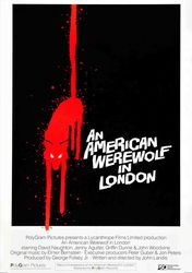 an american werewolf in london 1981 movie poster print a5 a1 cult 80s horror film wall art  classic cinema decor