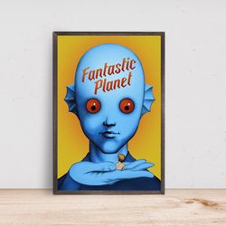 fantastic planet movie poster, room decor, home decor, art poster for gift