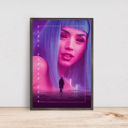 blade runner 2049 movie poster, room decor, home decor, art poster for gift