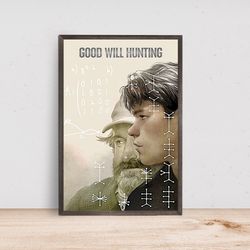 good will hunting poster - room decor wall art - canvas fabric print - poster gift-1