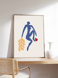 minimalist poster, matisse, cut papers, cuts out, abstract art, museum quality art printing on paper