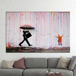 canvas art, canvas decor, 3d wall art, painting art, under the rain wall decor, abstract wall art, kids art canvas,