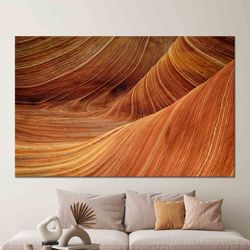 desert landscape art, desert canvas art, brown poster, view canvas, personalized gift, tempered glass, large poster, wal