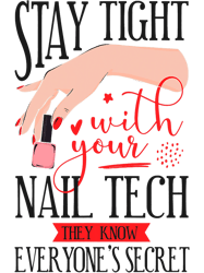 nail tech quote work uniform nail polish 214