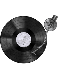 retro rock 2roll vinyl record music melting graphic designs