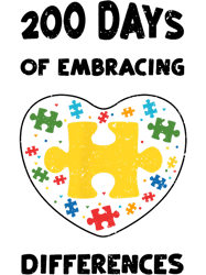 school 200 days of embracing difference... autism awareness