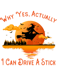 why yes actually i can drive a stick 2funny halloween witch, png, png for shirt, png files for sublimation, digital down