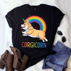 corgicorn corgi unicorn shirt  corgi shirt  rainbow unicorn  corgi gifts  funny cute corgis  corgi lover gift  tank top