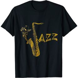 jazz musician saxophonist gift saxophone t-shirt