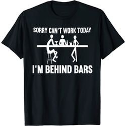 im behind bars funny bartender mixologist bartending t-shirt