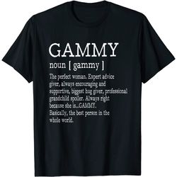 gammy definition grandma mother day gifts women t-shirt