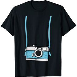 fake camera fake tourist fun vacation gift design idea t-shirt