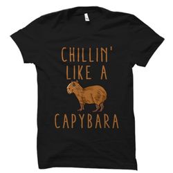 cute capybara gift, cute capybara shirt, capybara lady gift