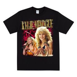kylie homage t-shirt, iconic australian pop star, kylie & jason theme shirt, vintage 1980s printed tshirt, charlene from