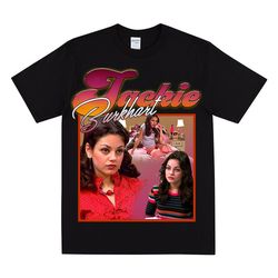 jackie burkhart homage t-shirt, 70s pop culture theme, disco inspired women's shirt, mila & ashton top, jackie style loo