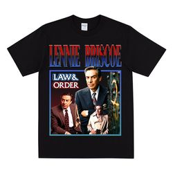 lennie briscoe homage t-shirt for law & order fans, vintage 1990s law and order tee, new york police tshirt, men's lenni