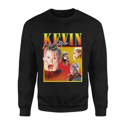 kevin mccallister sweatshirt, christmas jumper, home alone sweater, funny winter style top, vintage sweatshirt, macaulay