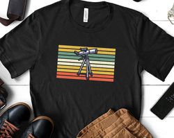 astronomy retro galaxy solar system telescope gift t-shirt