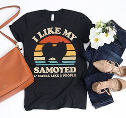 i like my samoyed sunset retro shirt  samoyed shirt  samoyed gifts  samoyed lover gift  samoyed design  tank top  hoodie