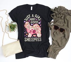 just a girl who loves sheepies shirt  sheepie shirt  old english sheepdog  sheepie gifts  sheepie design  flower shirt t