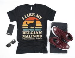 i like my belgian malinois sunset retro shirt  belgian malinois shirt  belgian malinois gifts  belgian malinois design