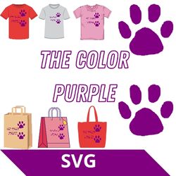 the color purple svg design file