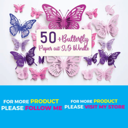 paper cut butterfly svg mega bundle