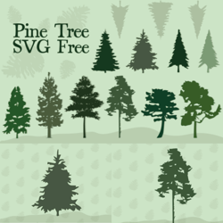 pine tree svg free