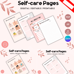 free self care pages printable pdf