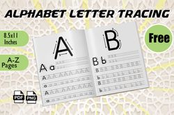 alphabet letter tracing