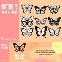 butterflies clipart