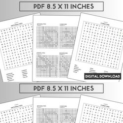 101 word search puzzles for amazon kdp