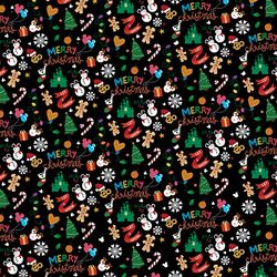 mickey christmas pattern