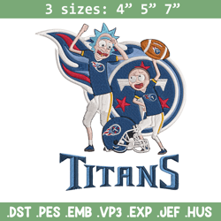 rick and morty tennessee titans embroidery design, tennessee titans embroidery, nfl embroidery, logo sport embroidery.