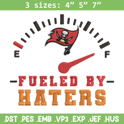 fueled by haters buccaneers embroidery design, tampa bay buccaneers embroidery, nfl embroidery, sport embroidery.