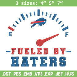 fueled by haters buffalo bills embroidery design, bills embroidery, nfl embroidery, sport embroidery, embroidery design.